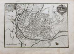 Plan ancien de la ville de Bourges