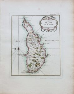 Carte marine ancienne de l’Ile de Chypre