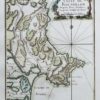 Carte marine ancienne du Golfe de Roses - Rosa - Espagne