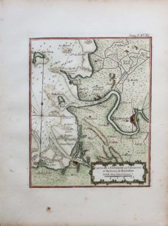 Carte marine ancienne de la rivière Charente