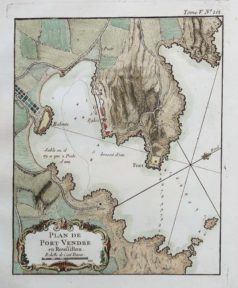 Carte marine ancienne de Port-Vendres