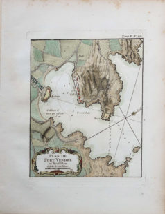 Carte marine ancienne de Port-Vendres
