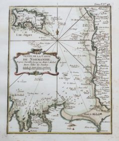 Carte marine du Mont Saint Michel - Jersey