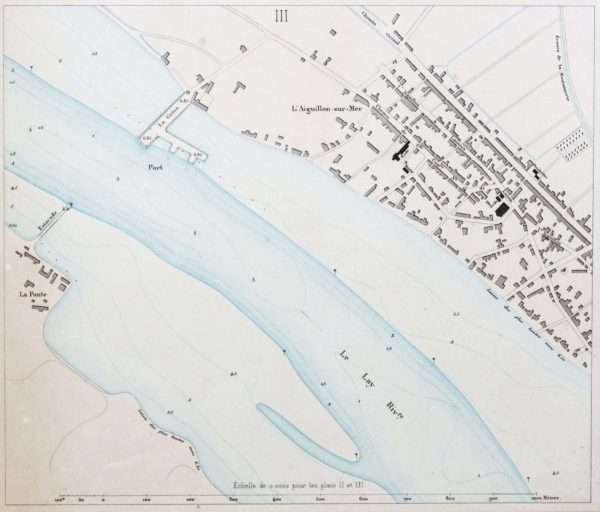 Carte Marine ancienne de l’Aiguillon-sur-Mer