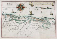 Carte marine ancienne d’Arcachon