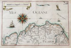 Carte marine ancienne de Boulogne-sur-Mer