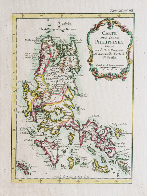 Carte ancienne des Iles Philippines