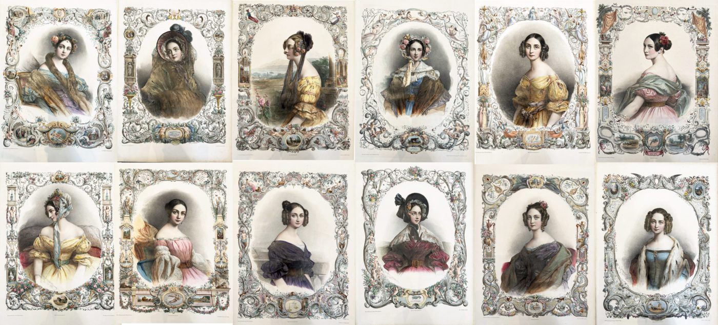 Les Douze mois - cartes-livres-anciens.com