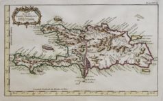 Carte ancienne de l’Ile de Saint-Domingue