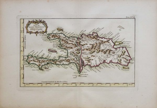 Carte ancienne de l’Ile de Saint-Domingue