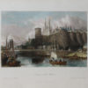 Gravure ancienne d’Angers