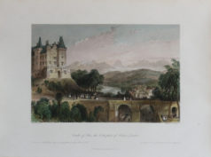 Gravure ancienne de Pau