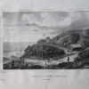 Lithographie ancienne de l’île de l’Ascension