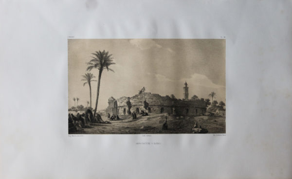 Lithographie ancienne de Djebeli