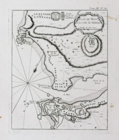 Carte marine ancienne des Côtes de Malabar - Kerala