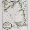 Carte marine ancienne de la Rade du Brusc - Toulon