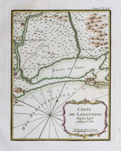 Carte marine étang de Thau - Sète - Agde