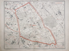 Plan ancien du 11e arrondissement de Paris