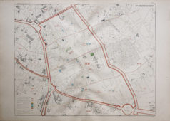 Plan ancien du 11e arrondissement de Paris