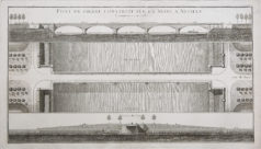 Gravure ancienne - Pont de Neuilly-sur-Seine