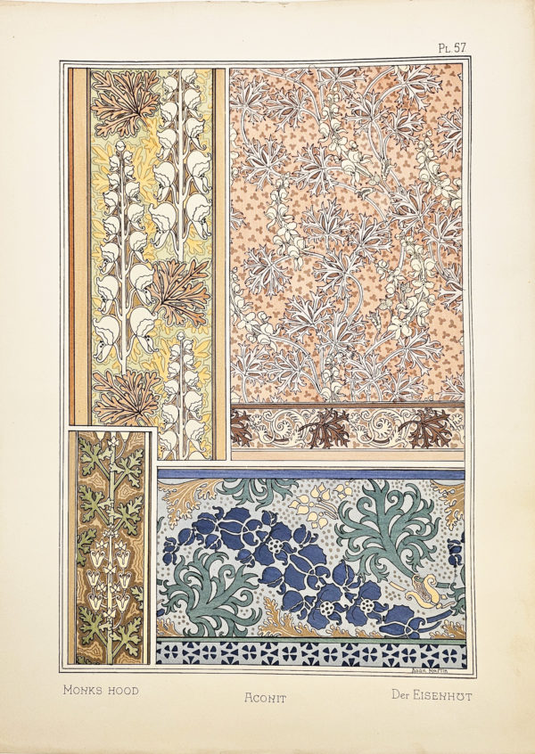 Fleurs & ornementations Art Nouveau