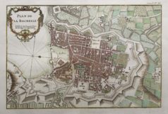 Plan ancien de la Rochelle