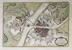 Plan ancien de Bayonne