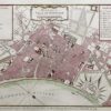 Plan ancien de la ville de Bordeaux