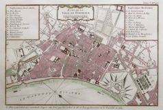 Plan ancien de la ville de Bordeaux