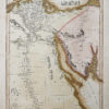 Carte géographique ancienne de l’Egypte