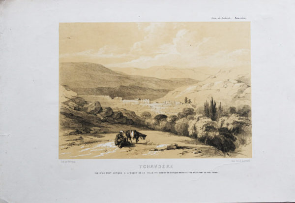 Lithographie de Aizanoi - Tchavdère - Turquie