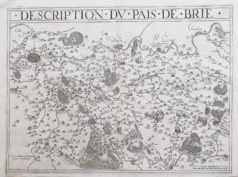 Carte géographique de la Brie - Ile de France