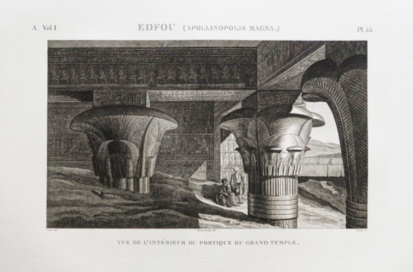 Gravure ancienne - Edfou