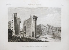 Gravure ancienne Thèbes – Karnak