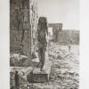 Gravure ancienne – Thèbes – Karnak