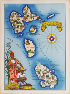 Carte ancienne des Antilles