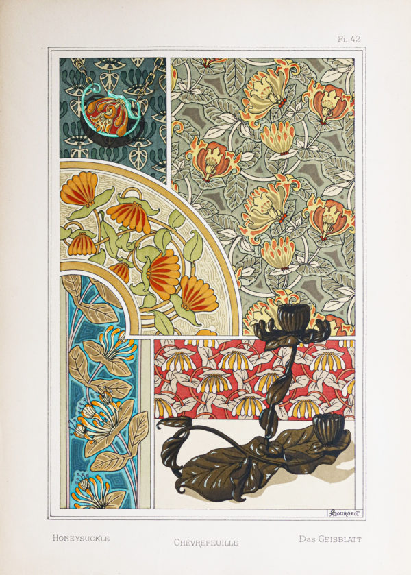 Fleurs & ornementations Art Nouveau