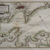 Carte marine ancienne des Rades de Toulon