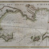 Carte marine ancienne des Iles d’Hyères