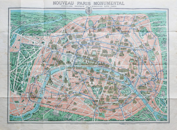 Plan monumental de Paris