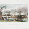 Gravure ancienne du Château d'Amboise