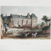 Gravure ancienne du Château de Blois