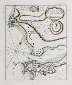 Carte marine ancienne des Côtes de Malabar - Kerala