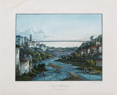 Gravure ancienne de Fribourg