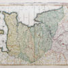 Carte géographique ancienne de la Normandie