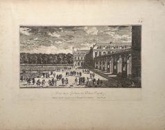 Gravure ancienne du Palais Royal