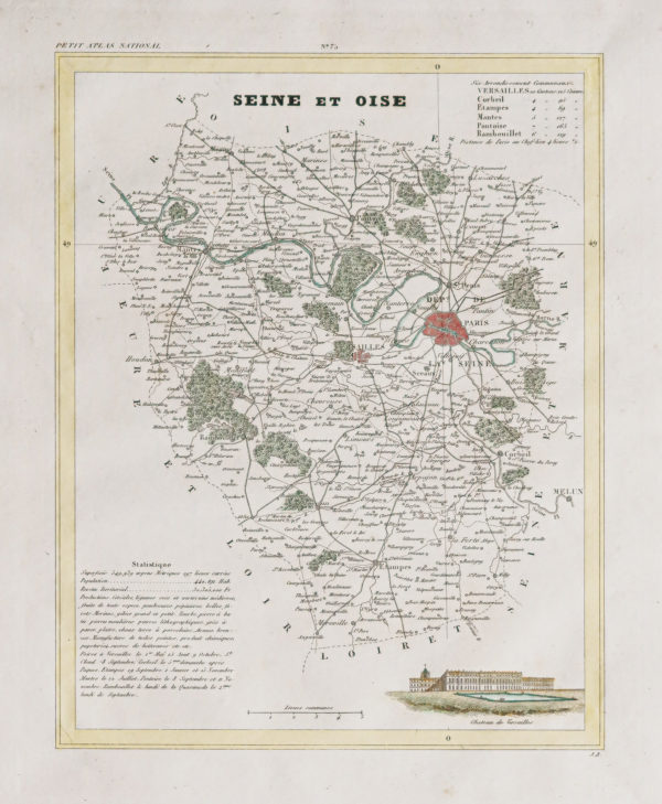 Carte ancienne - Seine et Oise