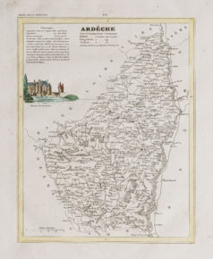 Carte ancienne de l’Ardèche