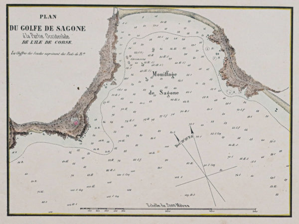 Plan ancien du golfe de Sagone - Corse