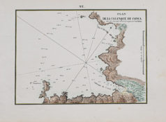 Plan ancien de la calanque de Conca - Corse